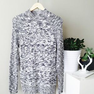 Croft & Barrow | Gray, Blue & White Knit Sweater